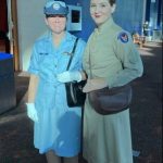 Volunteers in Living History Air Force uniforms during the 2022 Air Force Ball.