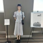Mannequin in Air Force uniform showcasing Women in the Air Force.