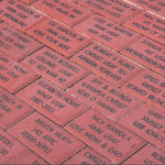 Image of engraved bricks from the Legacy Paver Program.