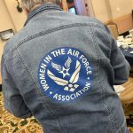 Jacket featuring Women in the Air Force logo.
